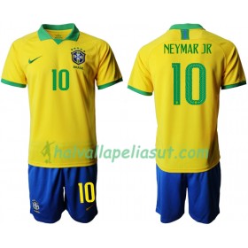 Jalkapallo Pelipaidat Brasilia NEYMAR JR 10 Lasten Kotipaita Copa América 2019 Lyhythihainen